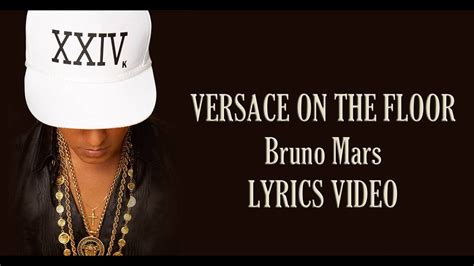 versace bruno mars lyrics.